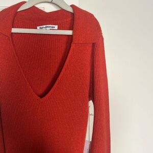 Reformation sweater dress, brand new with tags